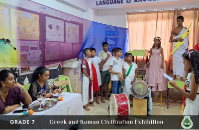 Step into the ancient Greek and Roman Civilization with our grade 7 students