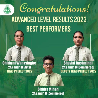 Congratulations to our students for their exceptional performances at the GCE Advanced Level Examinations 2022.