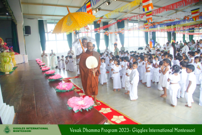 Vesak Dhamma Program 2023-Giggles International Montessori