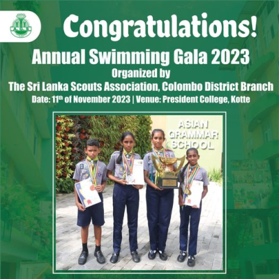 Making waves at the Annual Swimming Gala 2023 organised by Sri Lanka Scouts Association