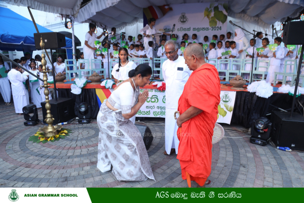 Moments from the බොදු බැති ගී සරණිය hosted by Asian Grammar School in the Gothatuwa Vesak Kalapaya 2024